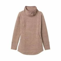 Hoodies & Sweatshirts Women's PrAna Tri Thermal Threads Tunic Mock Neck Sweatshirt