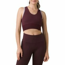 Bras Women's PrAna Sopra Seamless Crop Top Sports Bra