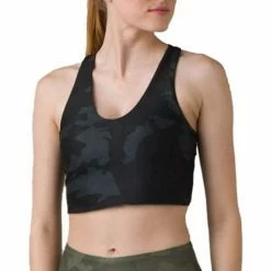 Bras Women's PrAna Momento Reversible Crop Tank Top Sports Bra
