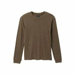 Shirts Men's PrAna Cardiff Long Sleeve Pocket T-Shirt